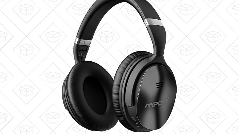Mpow H5 Active Noise Canceling Bluetooth Over Ear Headphones | $37 | Amazon | Promo code MPH5COSY